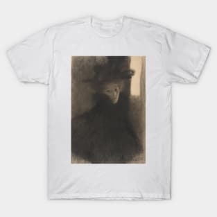 Portrait of a Lady with Cape and Hat T-Shirt